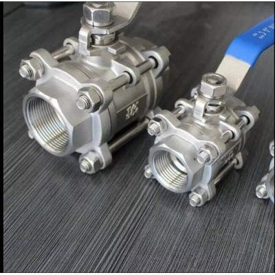 Tello price stainless steel flange stainless steel 304 ss316l dn40 4 inch 1 inch 3pc ball valve